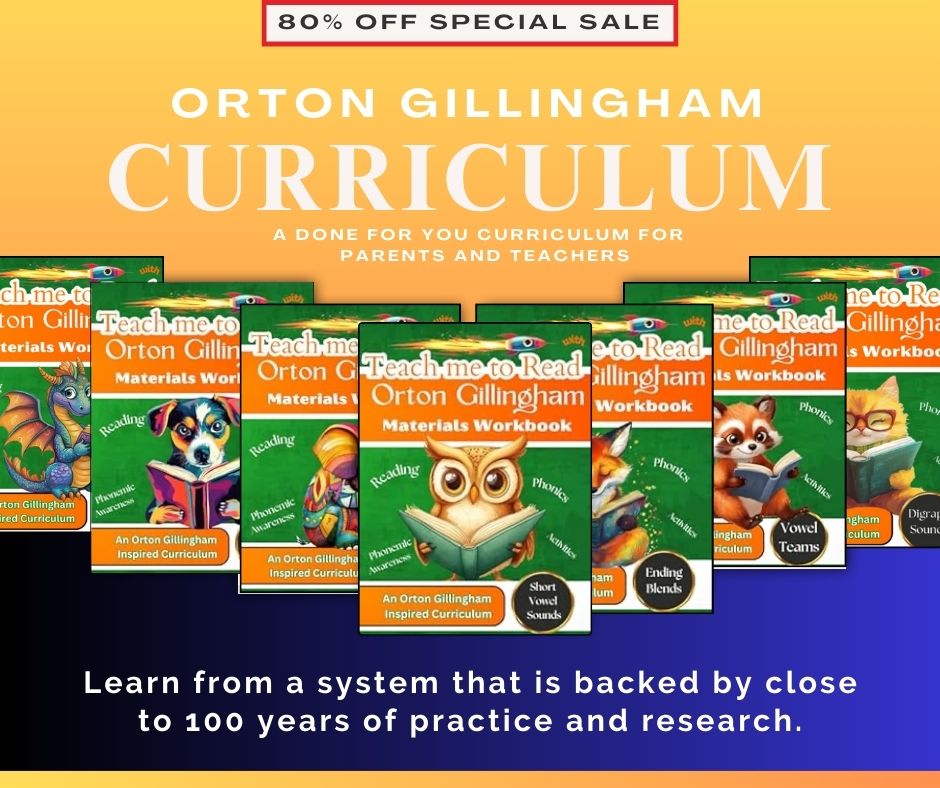 Orton Gillingham Curriculum